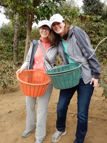 Jeanne and Tammy Prepared for Picking
